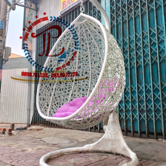 xích đu đơn đan hình dọt nước