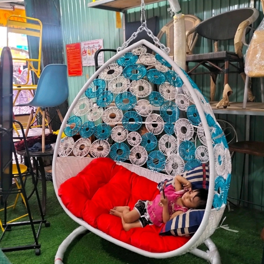 xích đu đồng tiền đôi 1 cần
