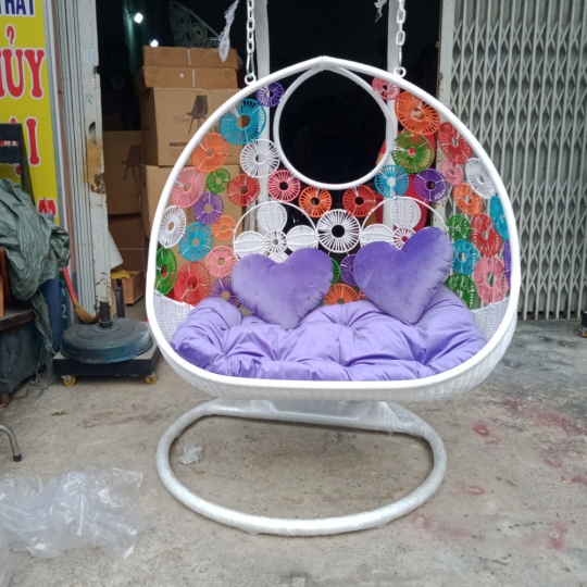 xích đu đồng tiền đôi 2 cần