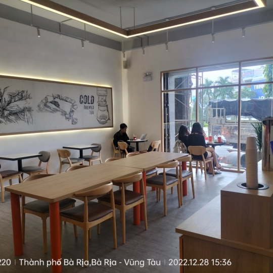 công trình cho chuỗi CHUCK COFFE tại siêu thị LAPEN CENTER Vũng Tàu