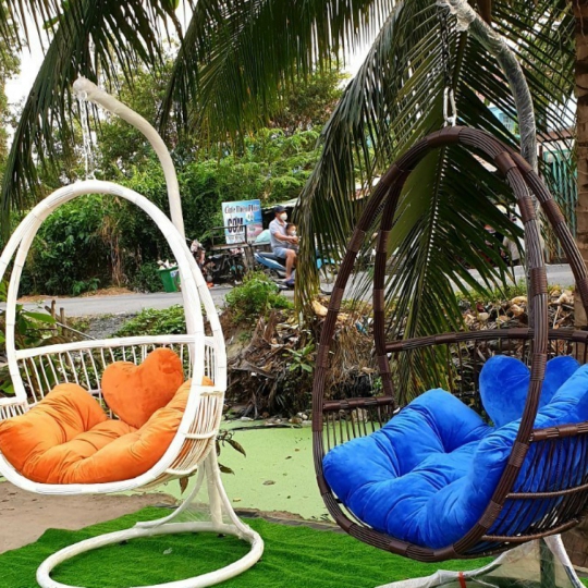 xích đu oval đơn