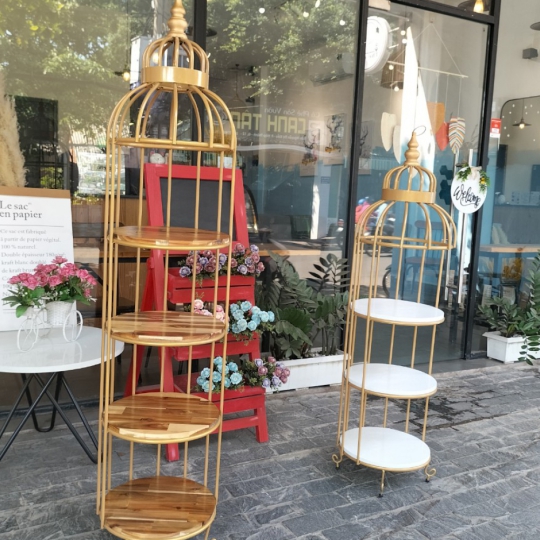 Kệ trang trí phong cách bắc âu