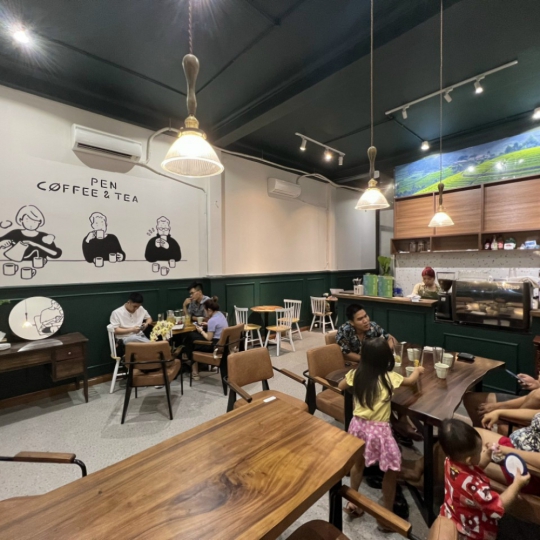 công trình PEN coffe tại 590/24 phan văn trị gò vấp
